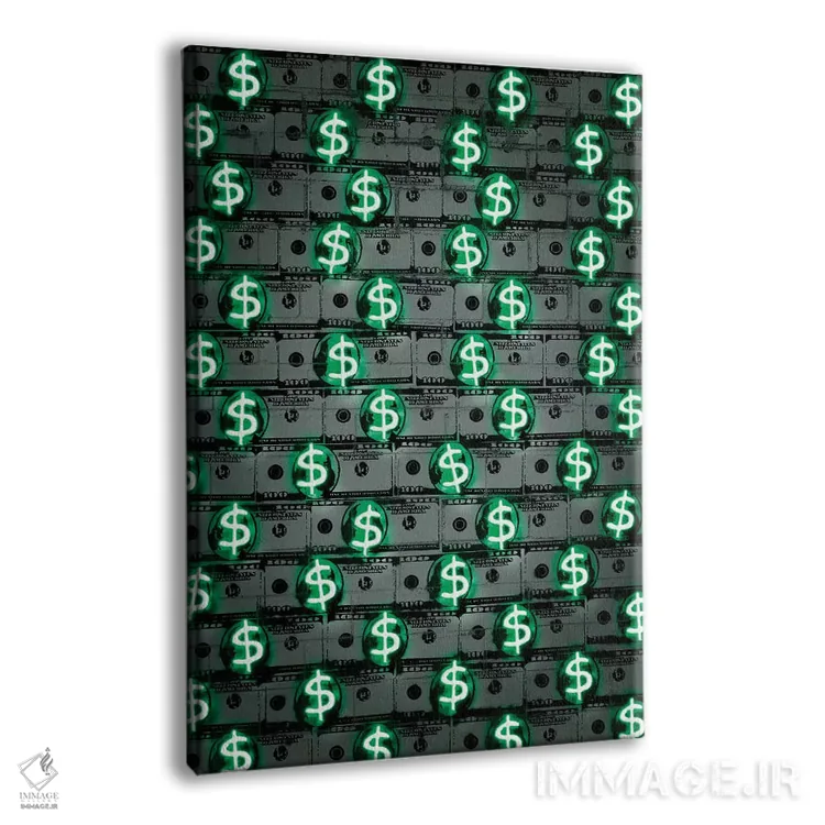 تابلو دکوراتیو پول پول پول اثر اکتاویان میلو - نمای پرسپکتیو محصول