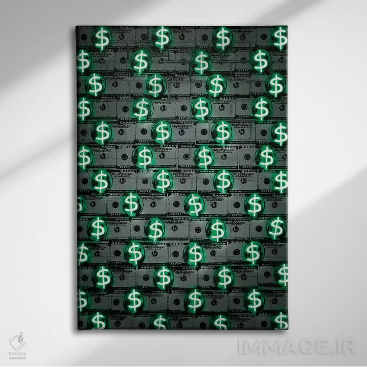 تابلو دکوراتیو پول پول پول اثر اکتاویان میلو - نمای روبهرو روی دیوار