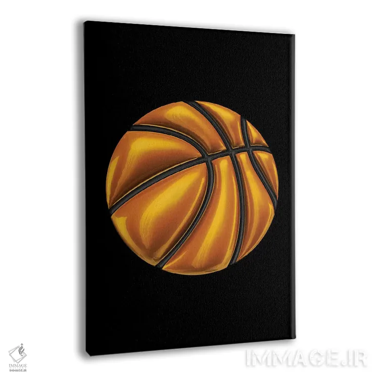 تابلو دکوراتیو بسکتبال اثر اکتاویان میلو - نمای پرسپکتیو محصول