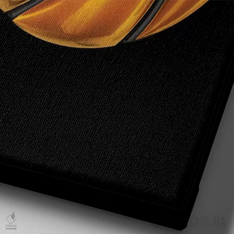 تابلو دکوراتیو بسکتبال اثر اکتاویان میلو - نمای نزدیک بافت بوم