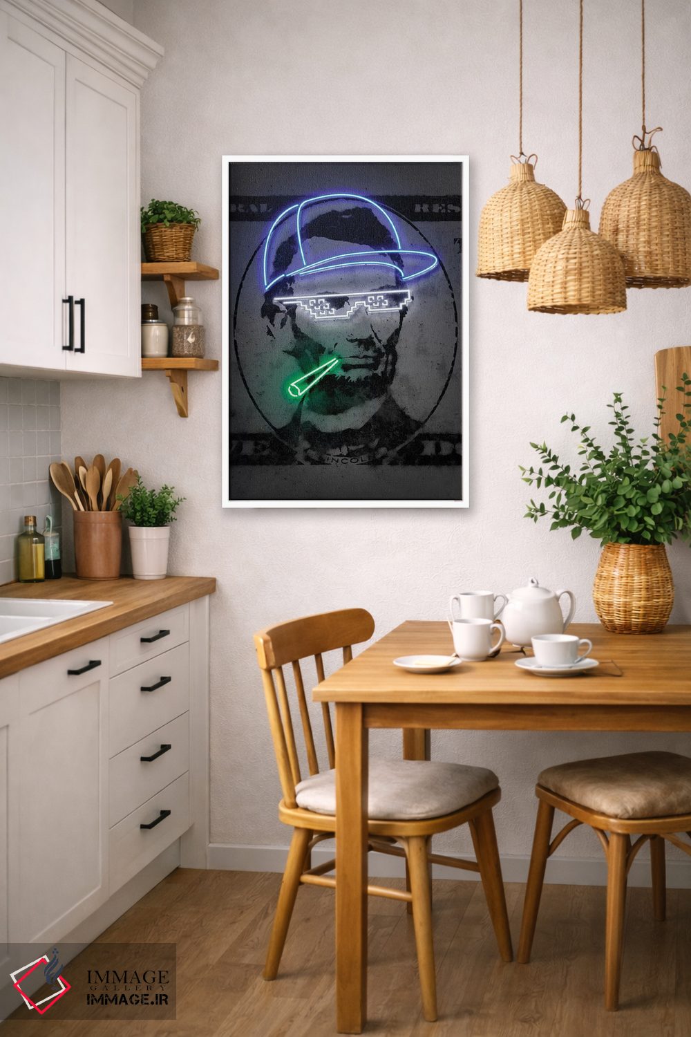 تابلو دکوراتیو لینکلن اثر اکتاویان میلو - D4W