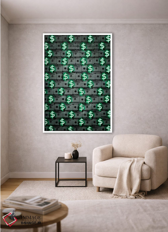 تابلو دکوراتیو پول پول پول اثر اکتاویان میلو - D1W