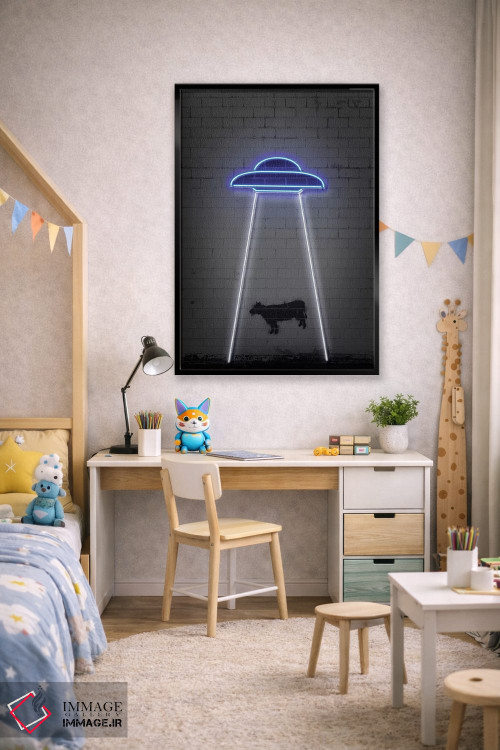 تابلو دکوراتیو یوفو اثر اکتاویان میلو - D2B