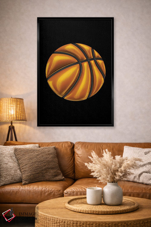 تابلو دکوراتیو بسکتبال اثر اکتاویان میلو - D4B