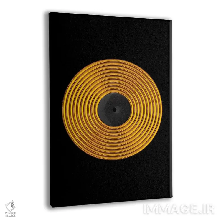 تابلو دکوراتیو صفحه وینیل اثر اکتاویان میلو - نمای پرسپکتیو محصول