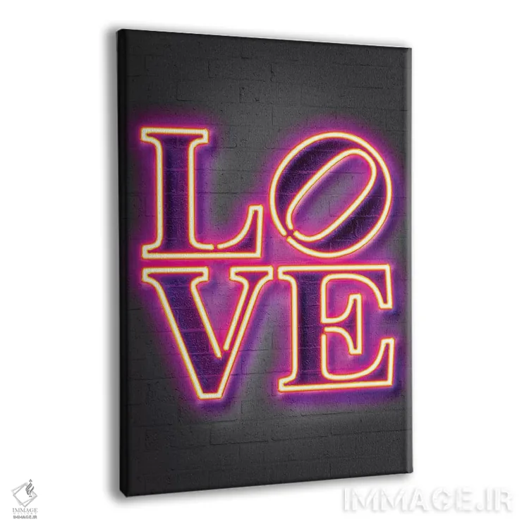 تابلو دکوراتیو عشق اثر اکتاویان میلو - نمای پرسپکتیو محصول