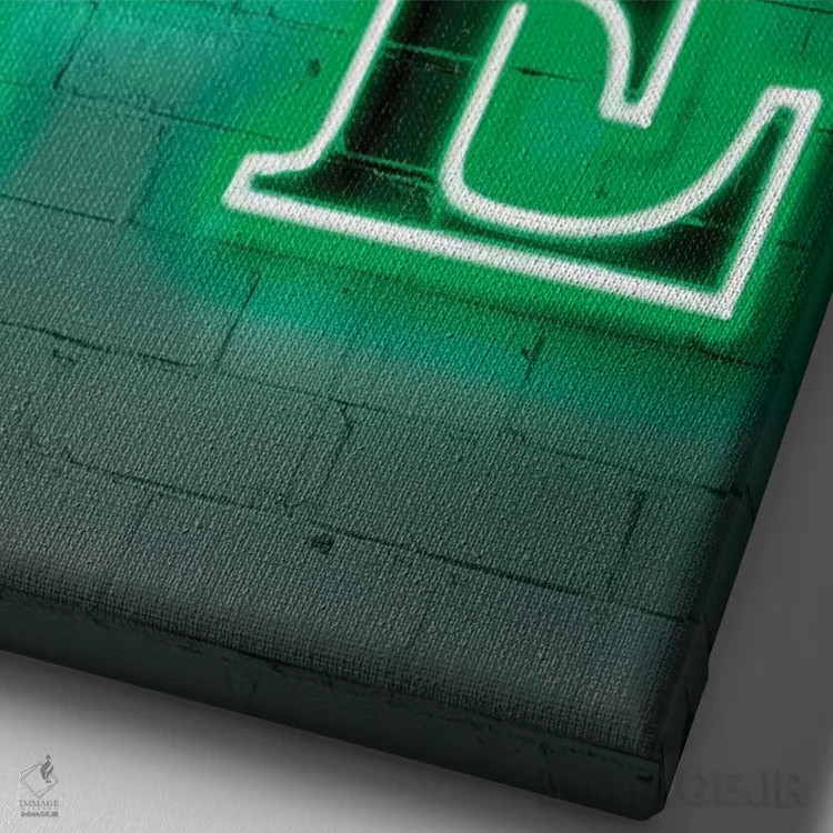 تابلو دکوراتیو امید اثر اکتاویان میلو - نمای نزدیک بافت بوم