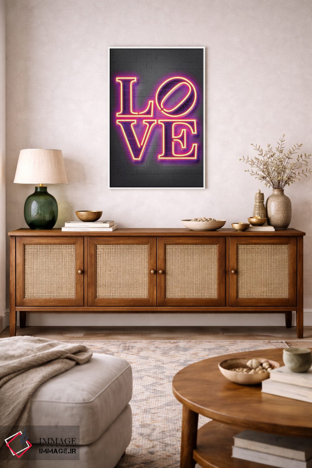 تابلو دکوراتیو عشق اثر اکتاویان میلو - D2W