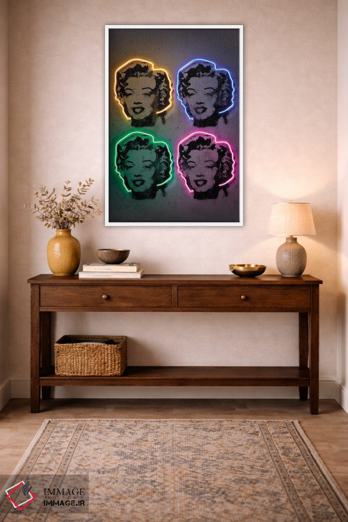 تابلو دکوراتیو مریلین پاپ اثر اکتاویان میلو - D2W