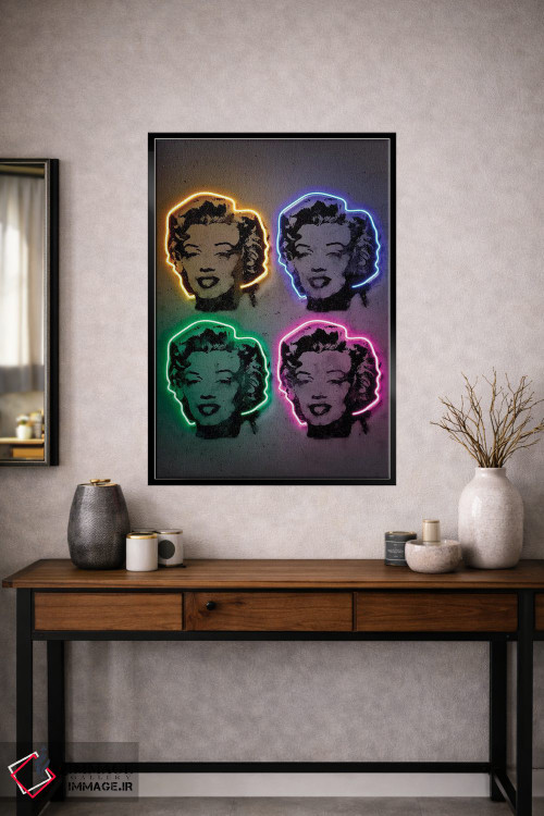 تابلو دکوراتیو مریلین پاپ اثر اکتاویان میلو - D1B