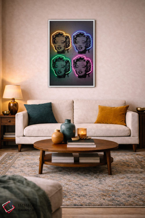 تابلو دکوراتیو مریلین پاپ اثر اکتاویان میلو - D3W