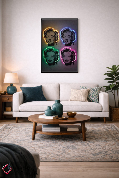 تابلو دکوراتیو مریلین پاپ اثر اکتاویان میلو - D4B