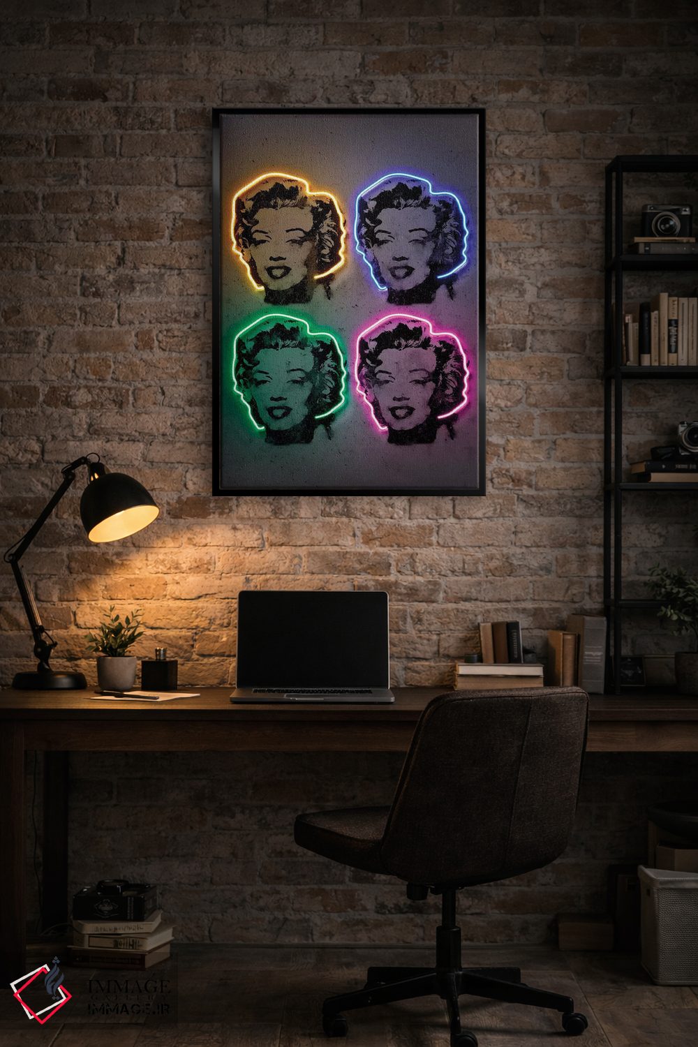 تابلو دکوراتیو مریلین پاپ اثر اکتاویان میلو - D5B