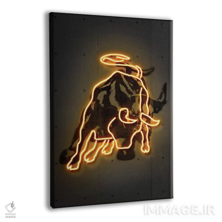 تابلو دکوراتیو وال استریت اثر اکتاویان میلو - نمای پرسپکتیو محصول