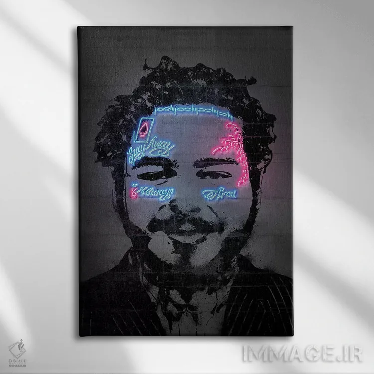 تابلو دکوراتیو پست مالون اثر اکتاویان میلو - نمای روبهرو روی دیوار