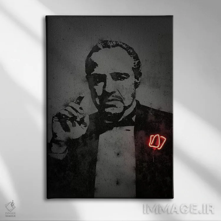 تابلو دکوراتیو پدرخوانده اثر اکتاویان میلو - نمای روبهرو روی دیوار