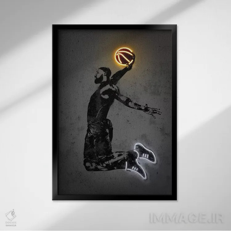 تابلو دکوراتیو دکتر دره اثر اکتاویان میلو - نمای قابدار مشکی