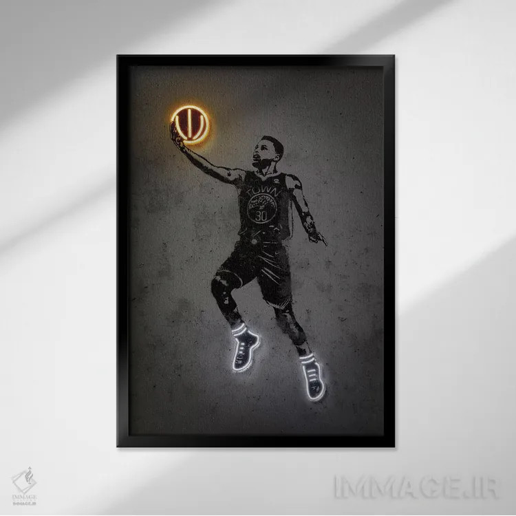 تابلو دکوراتیو کری اثر اکتاویان میلو - نمای قابدار مشکی