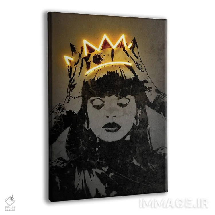 تابلو دکوراتیو ریانا اثر اکتاویان میلو - نمای پرسپکتیو محصول