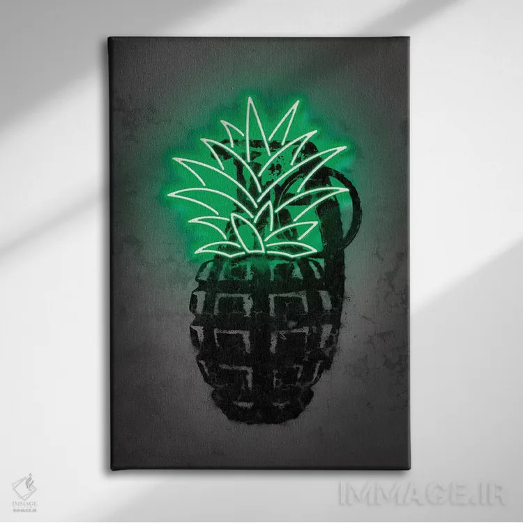 تابلو دکوراتیو فیفتی سنت اثر اکتاویان میلو - نمای روبهرو روی دیوار