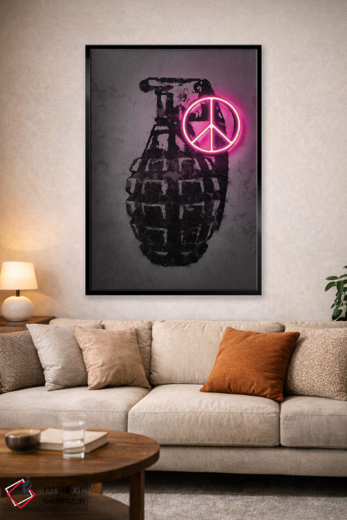 تابلو دکوراتیو لیل وین اثر اکتاویان میلو - D1B