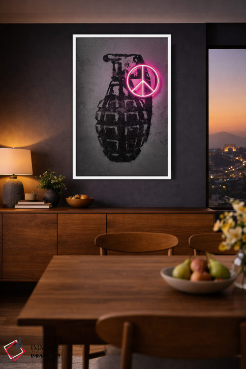 تابلو دکوراتیو لیل وین اثر اکتاویان میلو - D3W