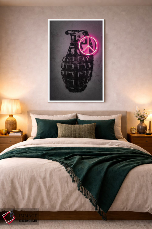 تابلو دکوراتیو لیل وین اثر اکتاویان میلو - D2W