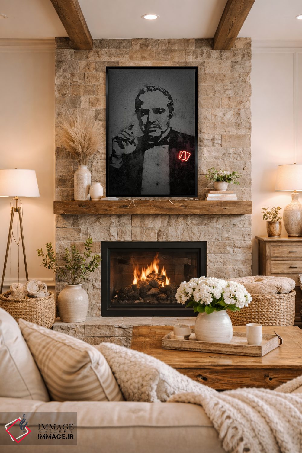 تابلو دکوراتیو پدرخوانده اثر اکتاویان میلو - D2B