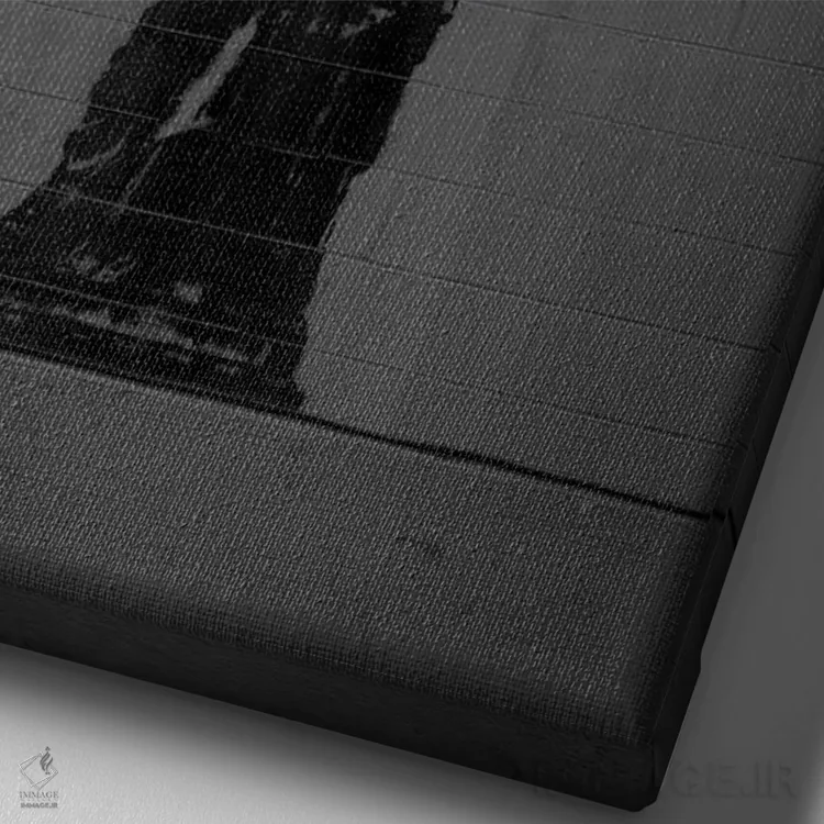 تابلو دکوراتیو مجسمه آزادی اثر اکتاویان میلو - نمای نزدیک بافت بوم