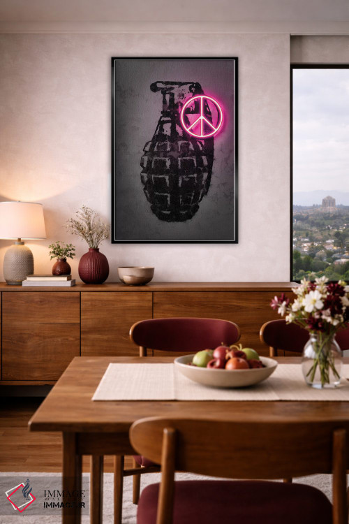 تابلو دکوراتیو لیل وین اثر اکتاویان میلو - D5B