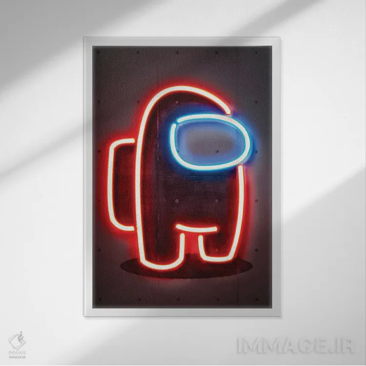 تابلو دکوراتیو جویس ورلد اثر اکتاویان میلو - نمای قابدار سفید