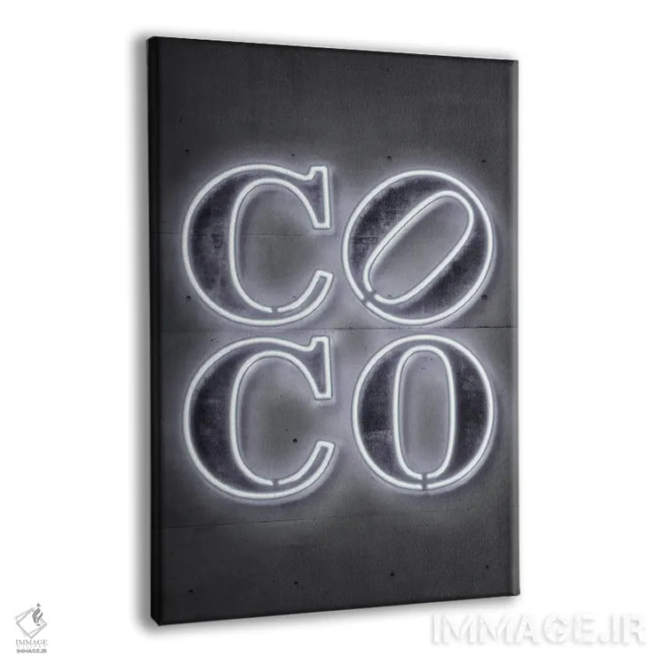 تابلو دکوراتیو کوکو اثر اکتاویان میلو - نمای پرسپکتیو محصول