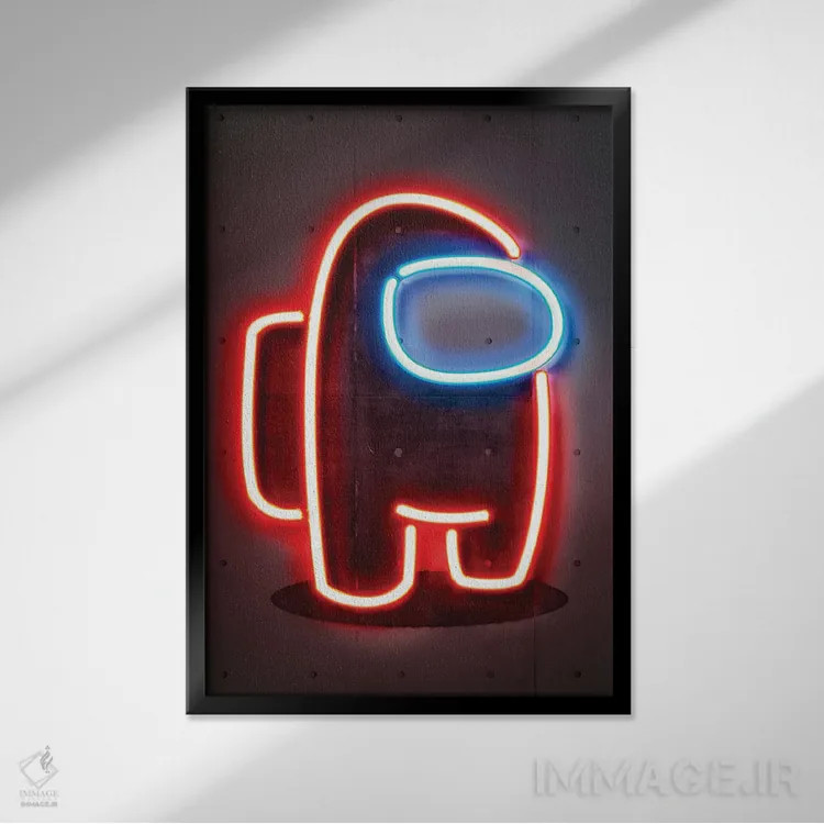 تابلو دکوراتیو جویس ورلد اثر اکتاویان میلو - نمای قابدار مشکی