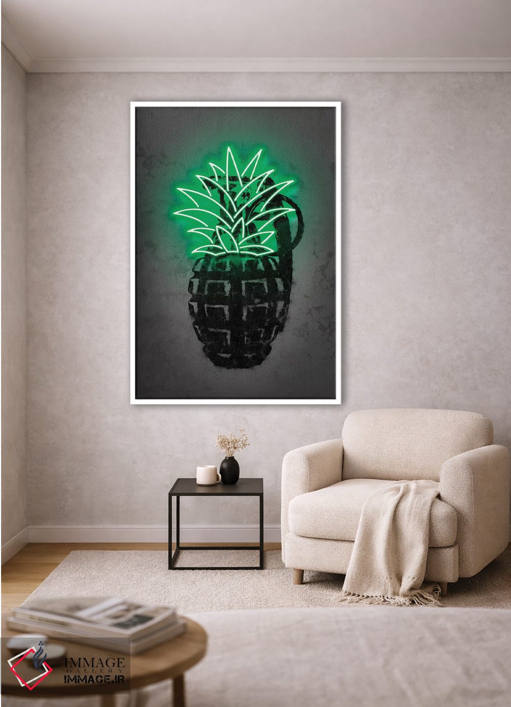 تابلو دکوراتیو فیفتی سنت اثر اکتاویان میلو - D1W