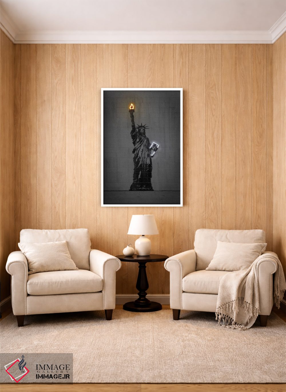 تابلو دکوراتیو مجسمه آزادی اثر اکتاویان میلو - D1W