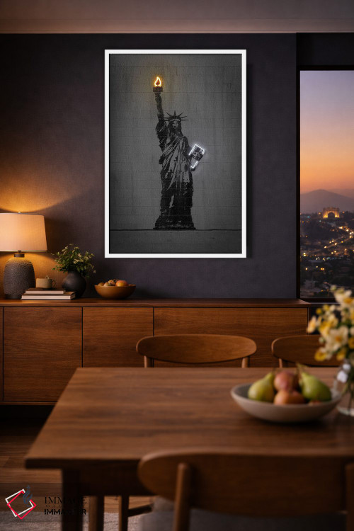 تابلو دکوراتیو مجسمه آزادی اثر اکتاویان میلو - D2W