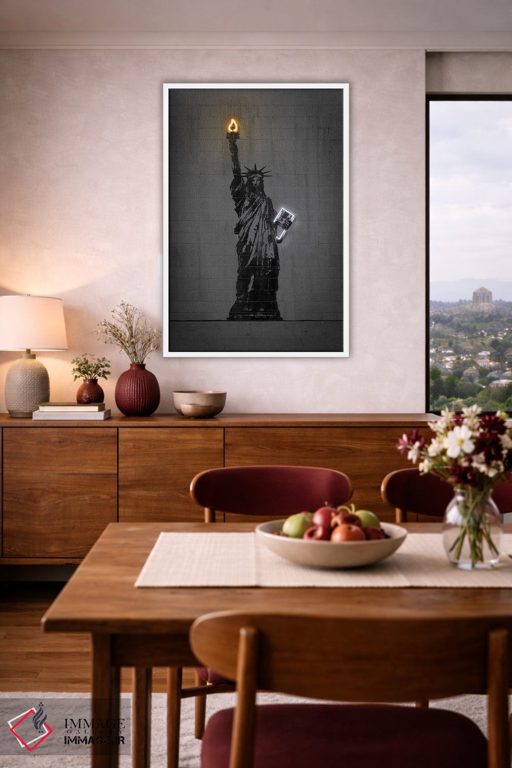 تابلو دکوراتیو مجسمه آزادی اثر اکتاویان میلو - D3W