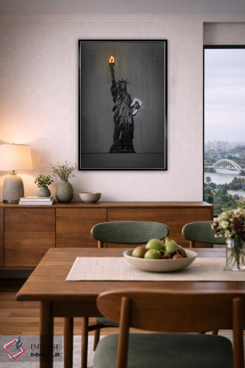 تابلو دکوراتیو مجسمه آزادی اثر اکتاویان میلو - D6B