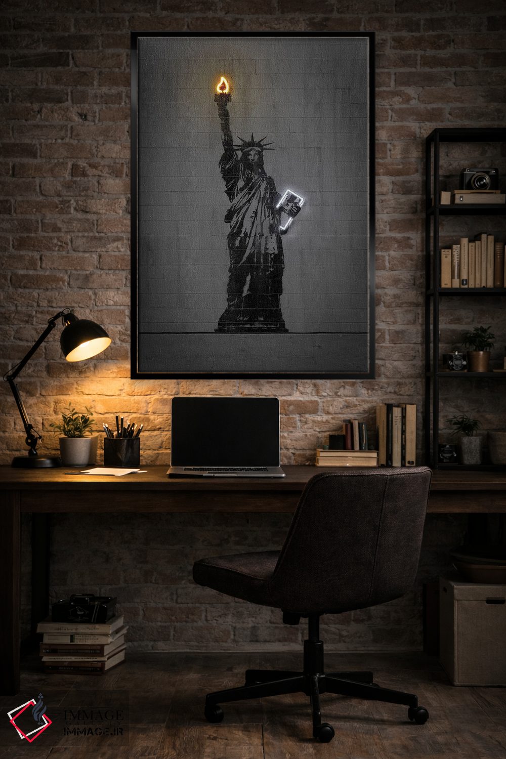 تابلو دکوراتیو مجسمه آزادی اثر اکتاویان میلو - D5B