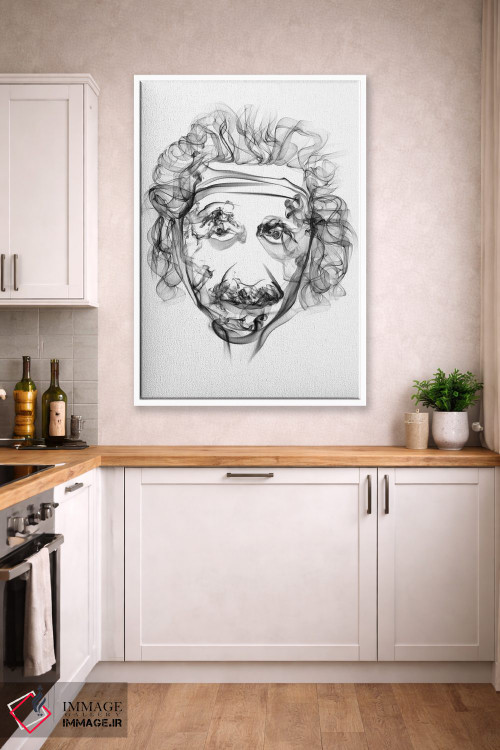 تابلو دکوراتیو آلبرت اینشتین اثر اکتاویان میلو - D3W