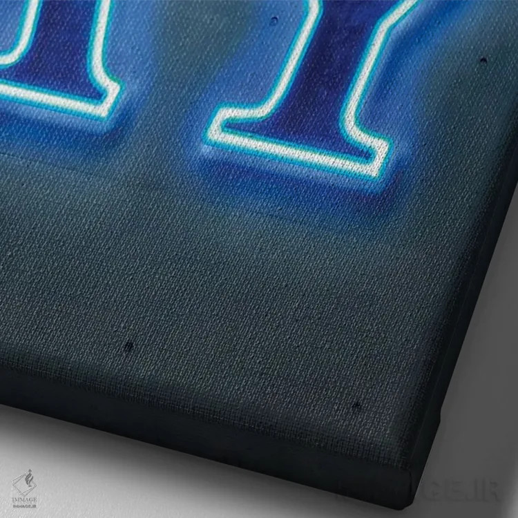 تابلو دکوراتیو باب دیلن اثر اکتاویان میلو - نمای نزدیک بافت بوم