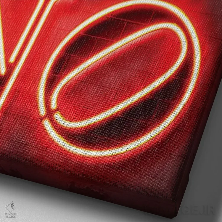 تابلو دکوراتیو باب مارلی اثر اکتاویان میلو - نمای نزدیک بافت بوم