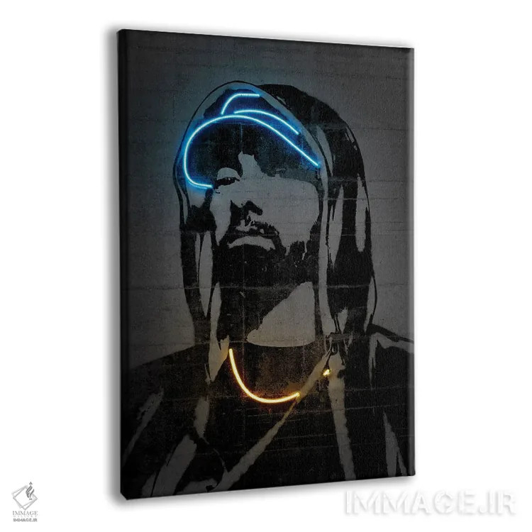 تابلو دکوراتیو امینم اثر اکتاویان میلو - نمای پرسپکتیو محصول