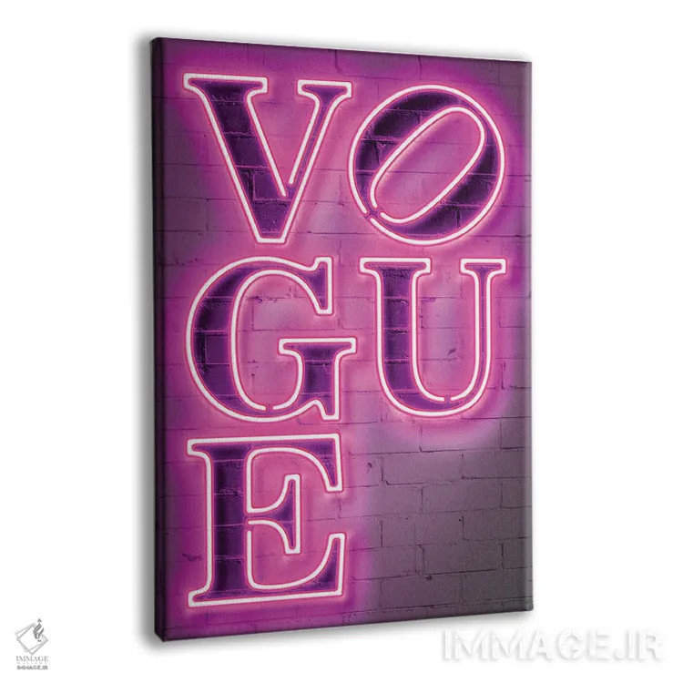 تابلو دکوراتیو ووگ اثر اکتاویان میلو - نمای پرسپکتیو محصول