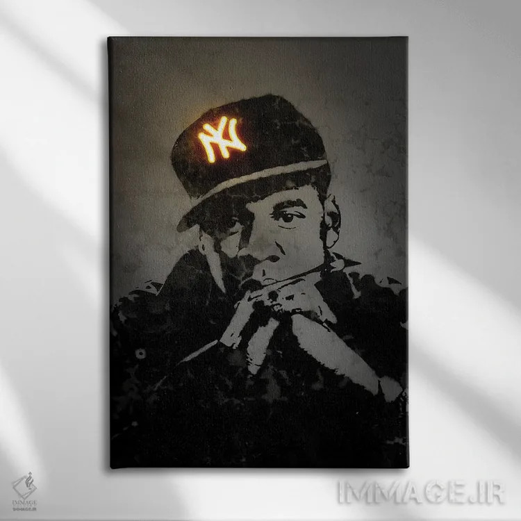 تابلو دکوراتیو جی زی اثر اکتاویان میلو - نمای روبهرو روی دیوار