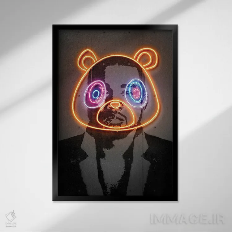 تابلو دکوراتیو کانیه اثر اکتاویان میلو - نمای قابدار مشکی