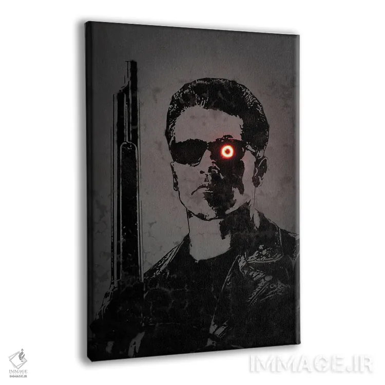 تابلو دکوراتیو ترمیناتور اثر اکتاویان میلو - نمای پرسپکتیو محصول