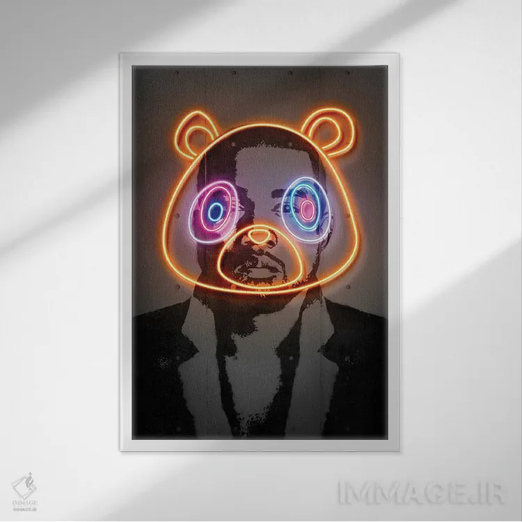 تابلو دکوراتیو کانیه اثر اکتاویان میلو - نمای قابدار سفید