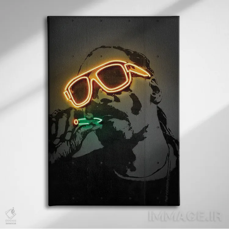 تابلو دکوراتیو اسنوپ داگ اثر اکتاویان میلو - نمای روبهرو روی دیوار