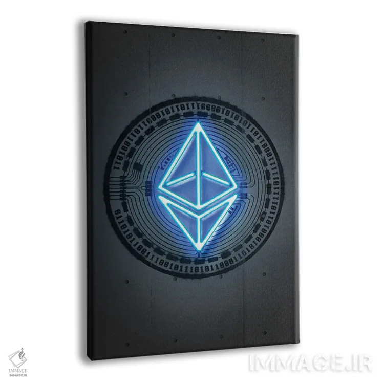 تابلو دکوراتیو اتریوم اثر اکتاویان میلو - نمای پرسپکتیو محصول